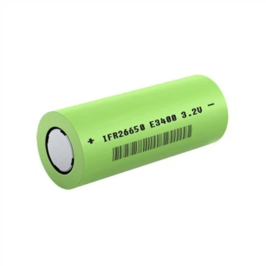 26650 3.2V3400mAh LiFePO4-akkukenno